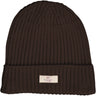 COPENHAGEN COLORS Dk Brown Cotton Knitted Classic Beanie
