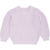 COPENHAGEN COLORS Lavender Knitted Classic Rib Blouse