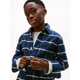 Tommy Hilfiger Black Check Window Pane Check Shirt Ls