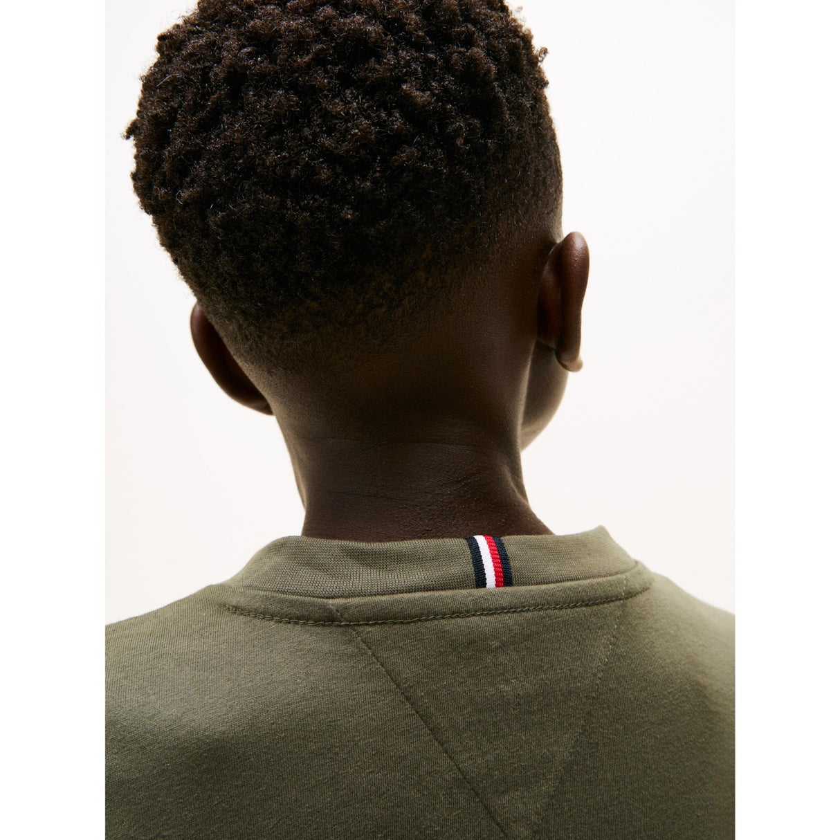 Tommy Hilfiger Pewter Green Essential T-Shirt Ls