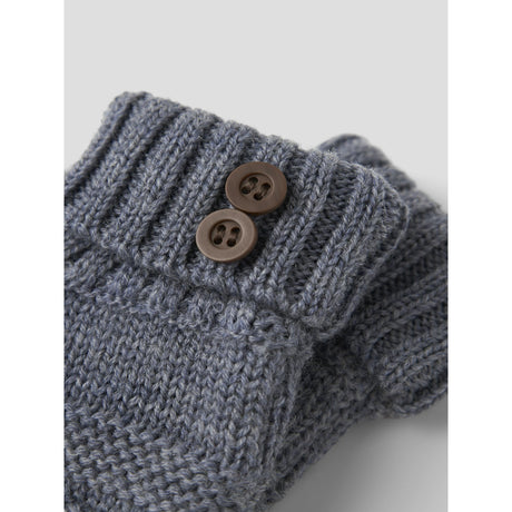 Name It Folkstone Gray Nbmwrilla Wool Knit Slippers