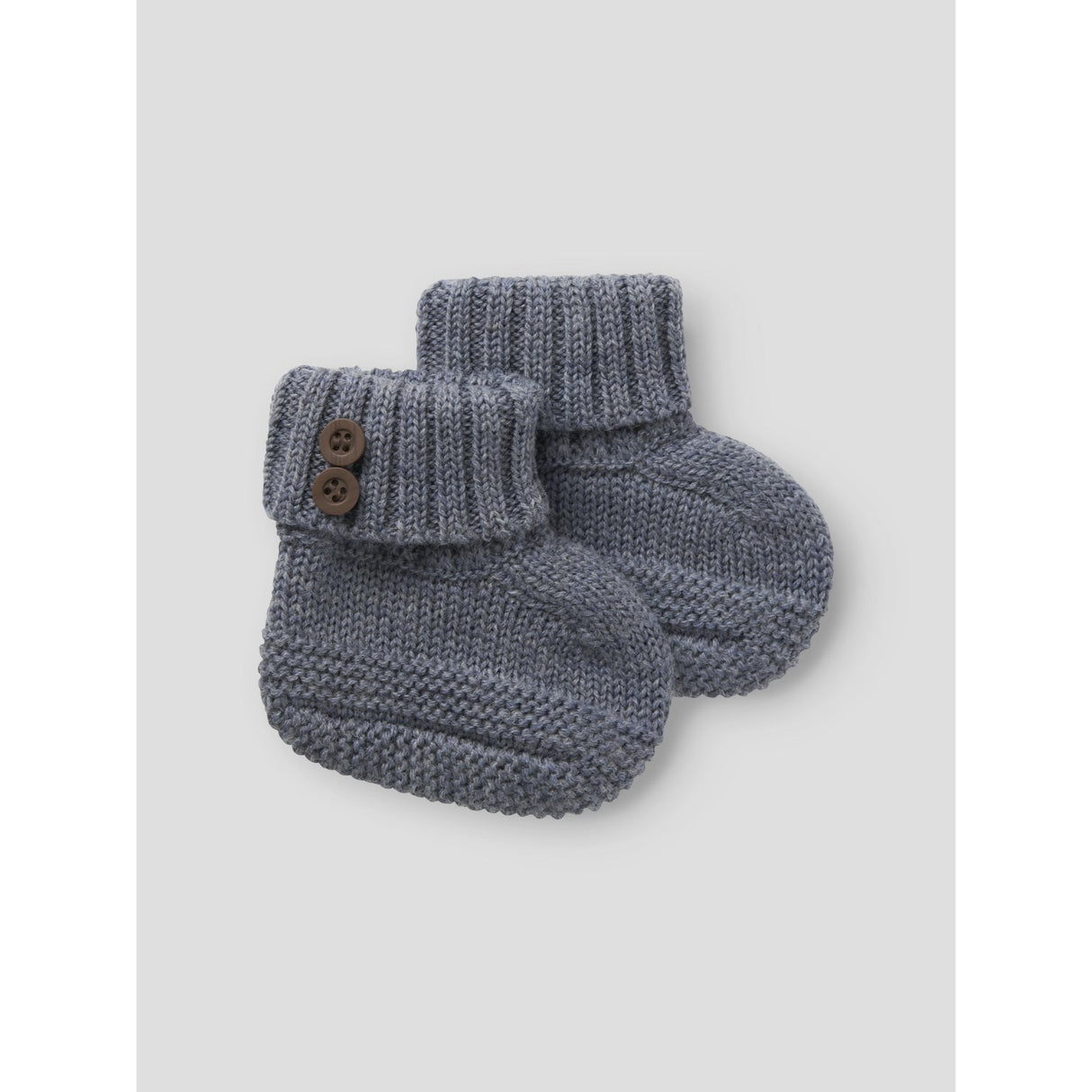 Name It Folkstone Gray Nbmwrilla Wool Knit Slippers