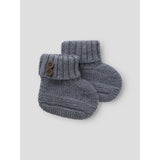 Name It Folkstone Gray Nbmwrilla Wool Knit Slippers