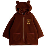 Mini Rodini Brown Bear Emb Pile Jacket