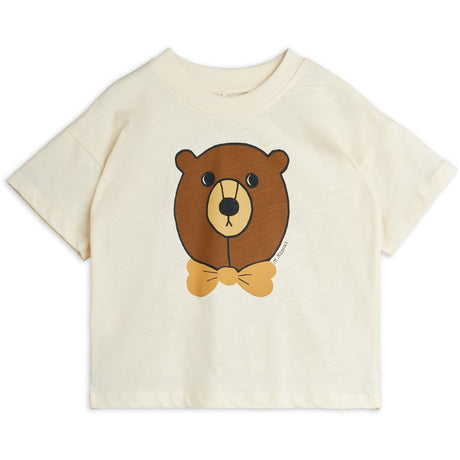 Mini Rodini Offwhite Bear Sp Ss Tee