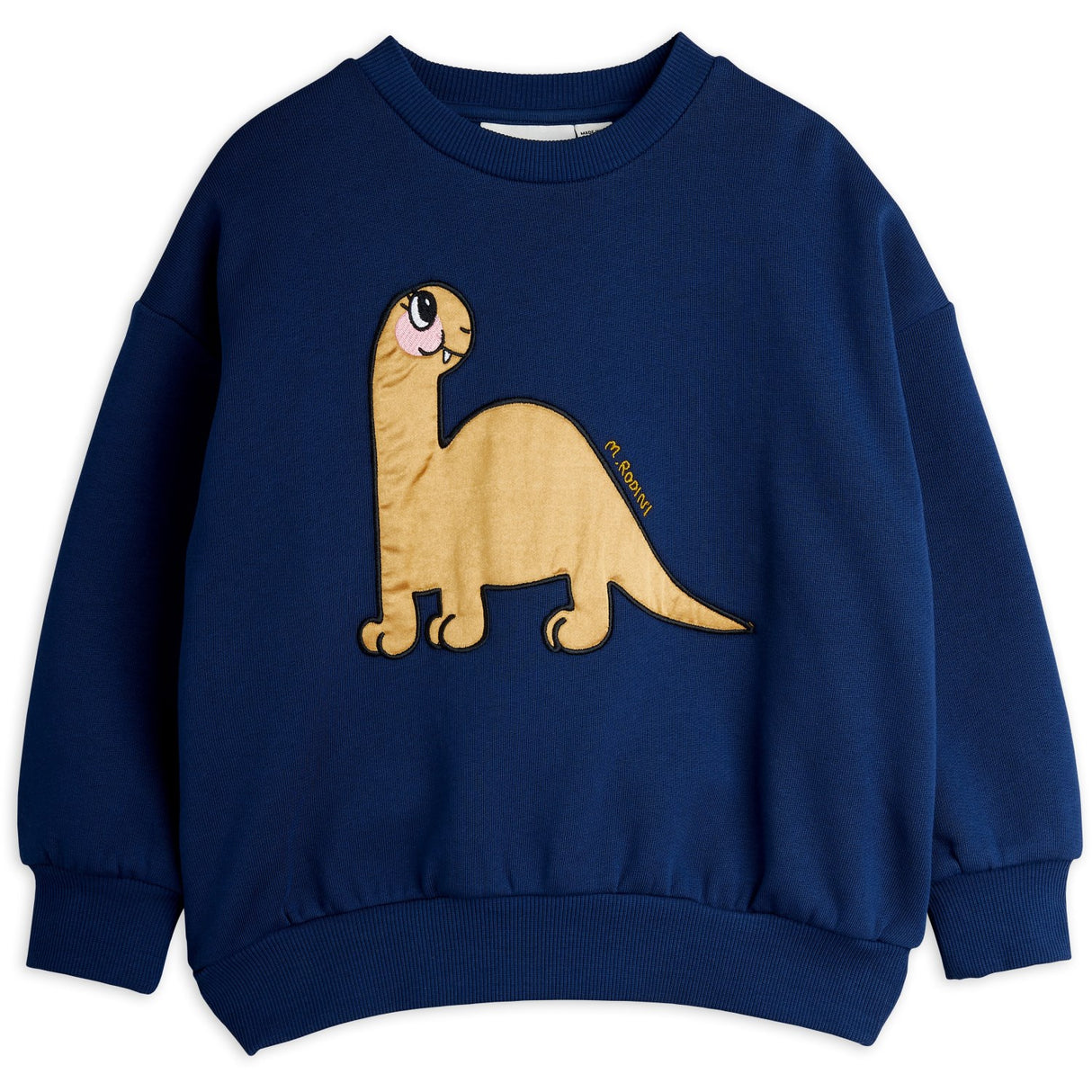 Mini Rodini Blue Dino Application Sweatshirt