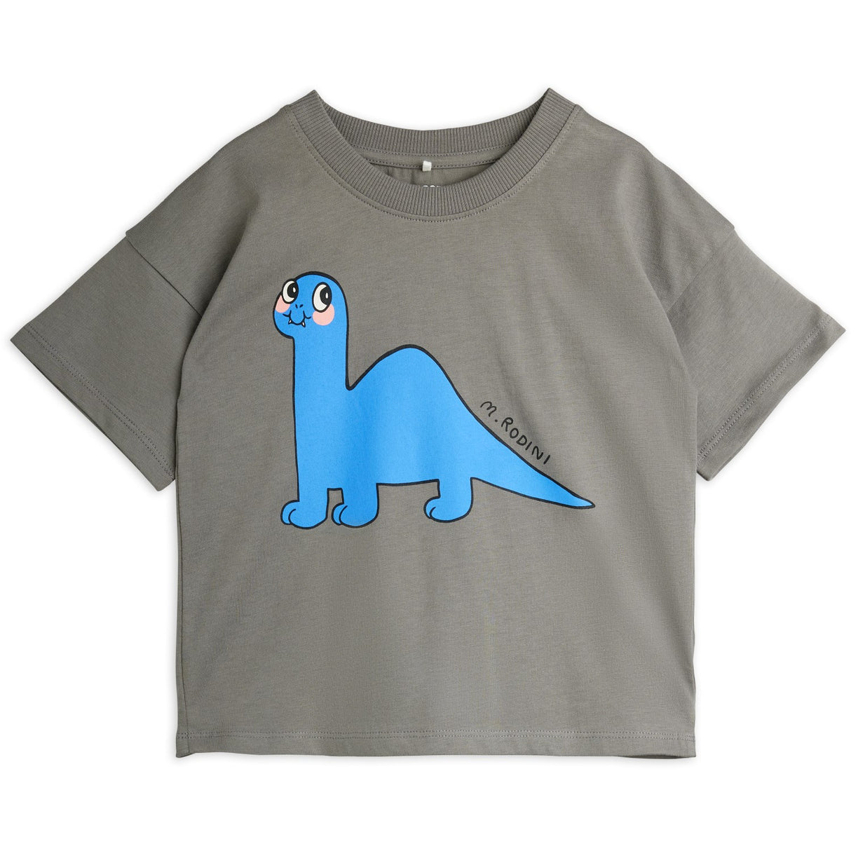 Mini Rodini Grey Dino Sp Ss Tee