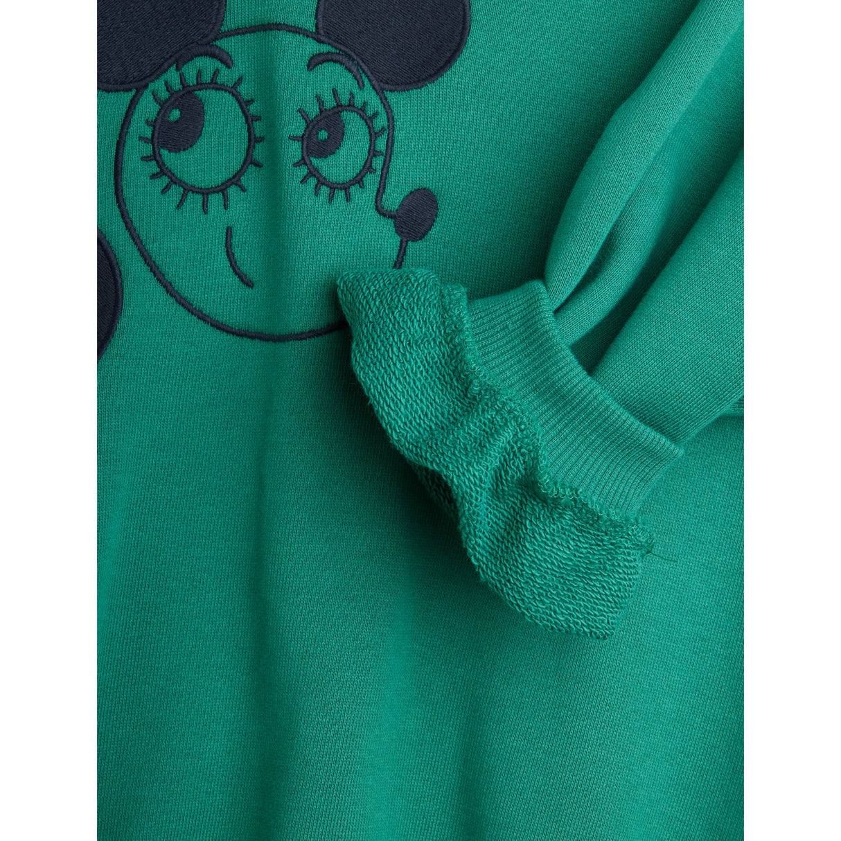 Mini Rodini Green Ritzratz Emb Sweatshirt
