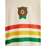 Mini Rodini Off-white Bear Stripe Sweatshirt