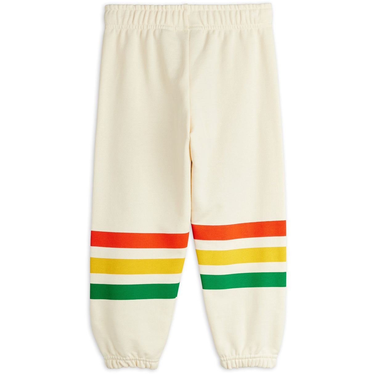 Mini Rodini Off-white Bear Stripe Sweatpants
