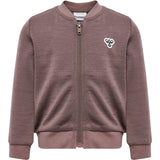 Hummel Twilight Mauve Mini Wool Zip Jacket Bee