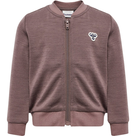 Hummel Twilight Mauve Mini Wool Zip Jacket Bee