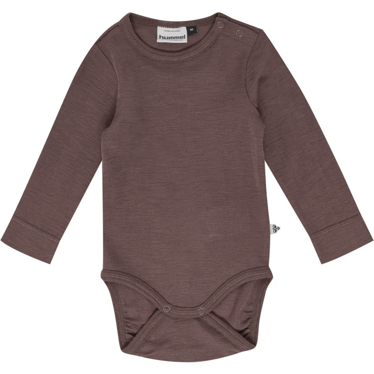 Hummel Twilight Mauve Mini Wool Rib Body L/S