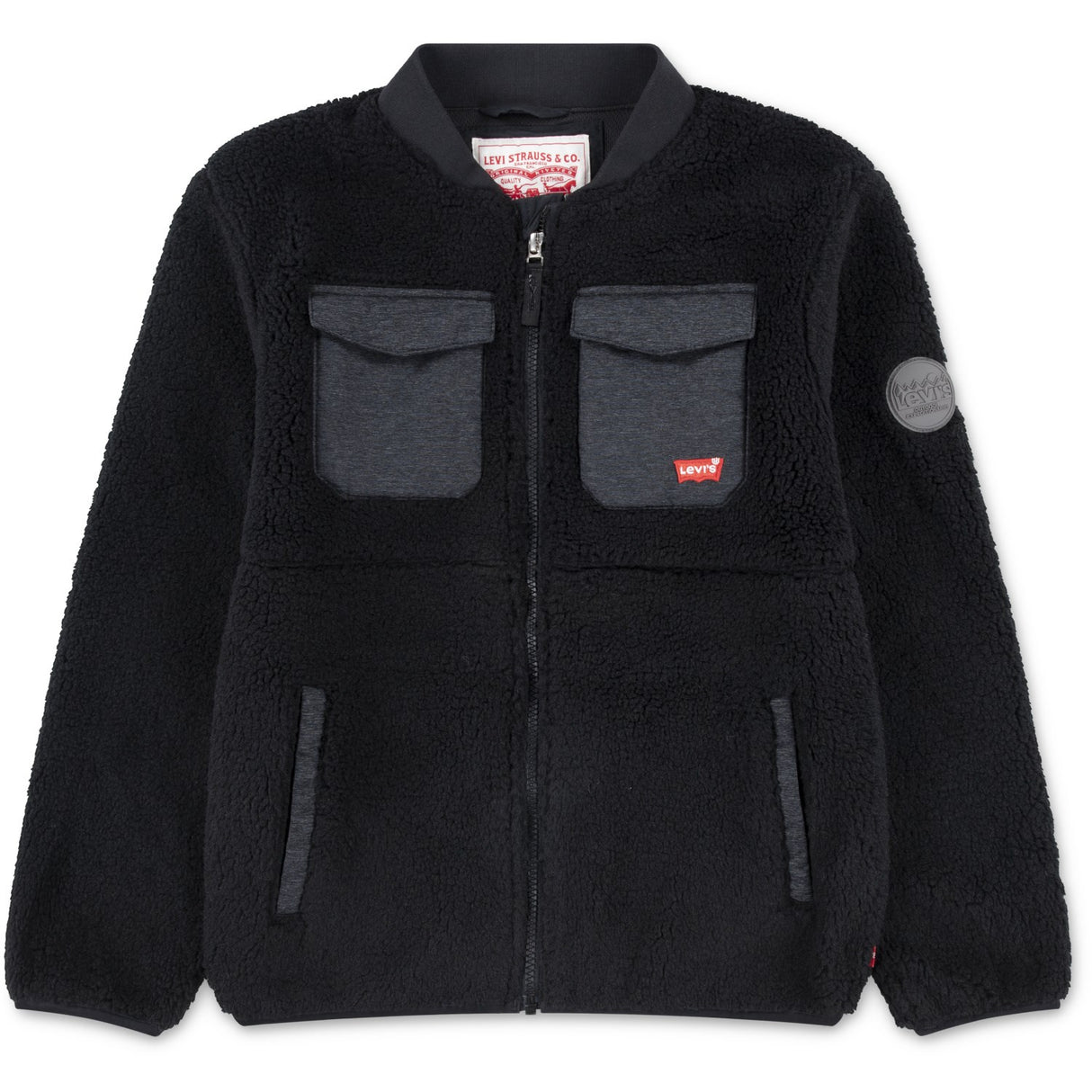 Levi's Jet Black Utility Sherpa Jacket