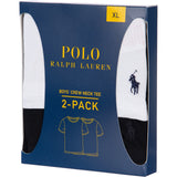 Polo Ralph Lauren White/Polo Black 2-Pack Cotton Crew Tee
