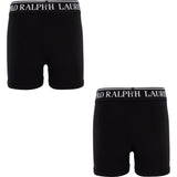 Polo Ralph Lauren Polo Black Cotton Stretch 2-Pack Boxer