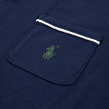 Polo Ralph Lauren Refined Navy Ls Jersey Coat Pant Set