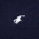 Polo Ralph Lauren Refined Navy Hooded Plush Terry Bathrob