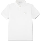 LACOSTE Blanc Non-Organic Petit Pique Polo