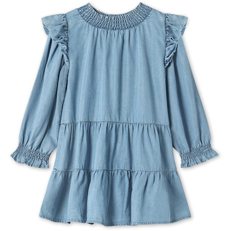 Fliink Light Denim Blue Hurlum Ls Dress