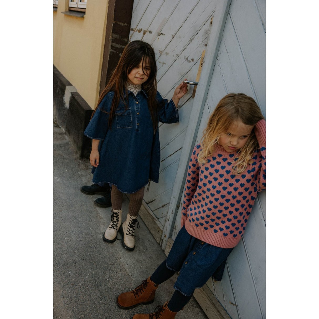 Fliink Dark Denim Blue Don Denim Skirt