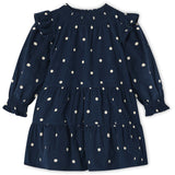 Fliink Insignia Blue Aop Dolly Dot Dress