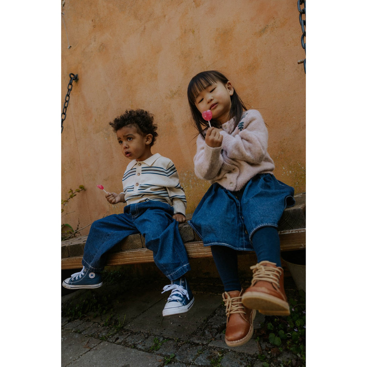 Fliink Dark Denim Blue Don Denim Skirt