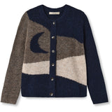 Fliink Pine Bark Star Moon Cardigan