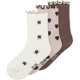 Name It Peppercorn Nmfnetti 3-Pack Socks