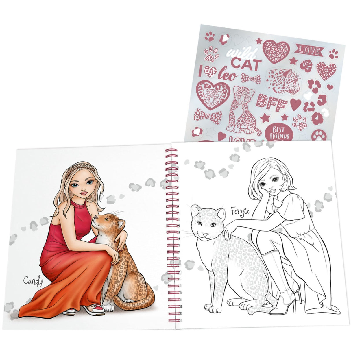 TOPModel Leoheart Colouring Book