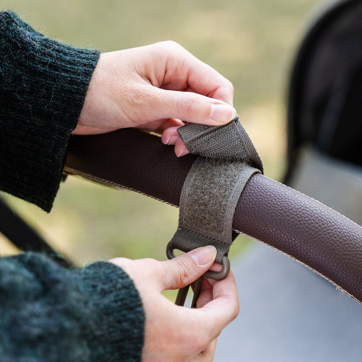 DonebyDeer Taupe Stroller Bag