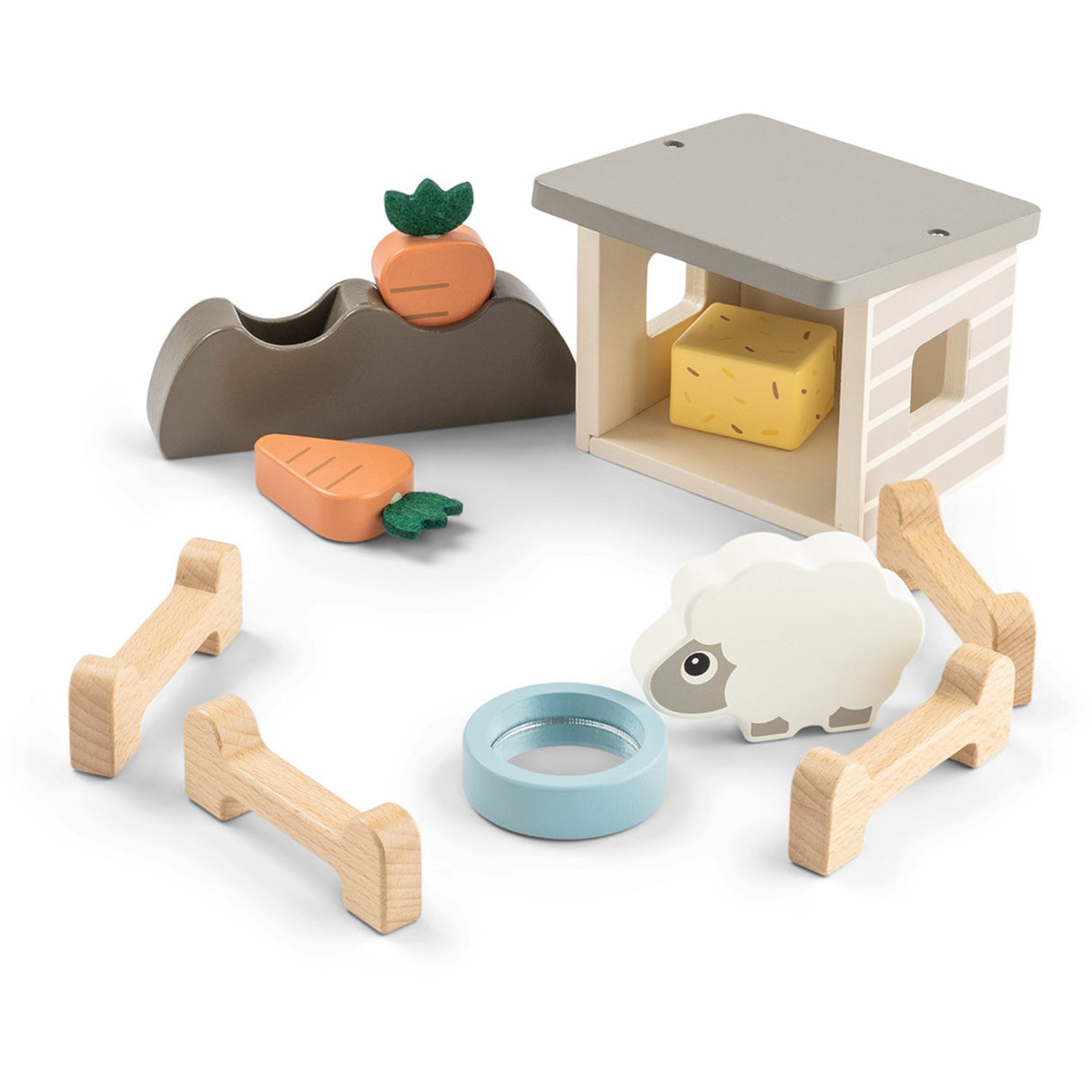DonebyDeer Colour Mix Tiny Farm Playset Sheepy