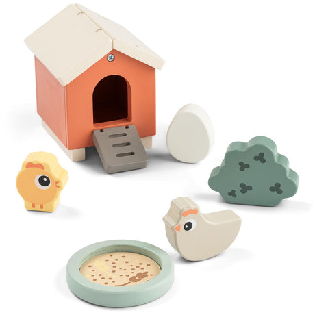DonebyDeer Colour Mix Tiny Farm Playset Clucky