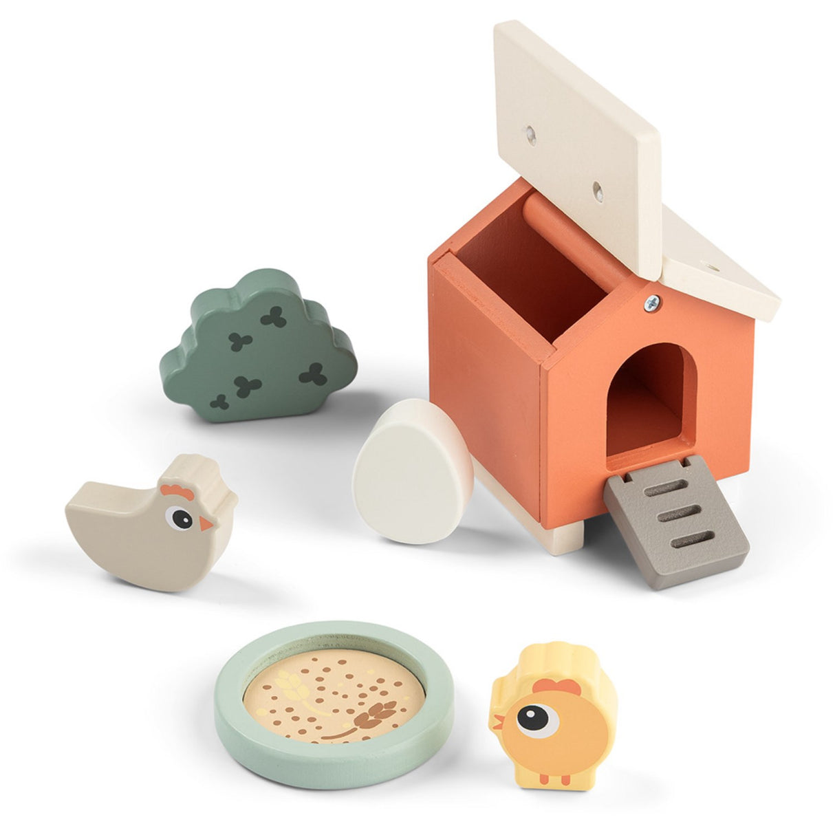 DonebyDeer Colour Mix Tiny Farm Playset Clucky