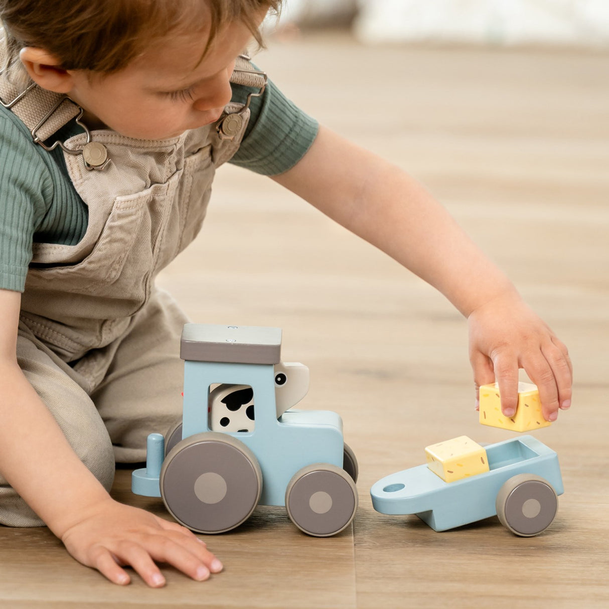 DonebyDeer Blue Tiny Farm Tractor Dotti