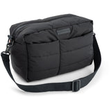 DonebyDeer Black Quilted Stroller Bag