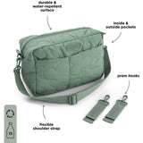 DonebyDeer Green Quilted Stroller Bag
