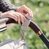 DonebyDeer Sand Quilted Stroller Bag