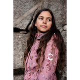 Mikk-Line Burlwood Polyester Girls Jacket AOP Floral