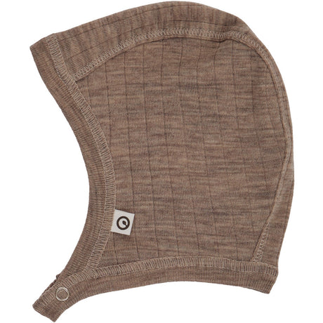 Müsli Walnut Melange Woolly Rib Baby Helmet