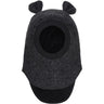 Huttelihut Dark Grey Melange Balaclava Ears Wool
