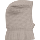 Huttelihut Camel Melange Balaclava Wool Knit Windstop