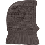 Huttelihut Brown Melange Balaclava Wool Knit Windstop