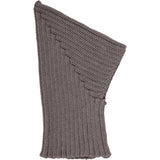 Huttelihut Brown Melange Balaclava Pixie Wool Knit