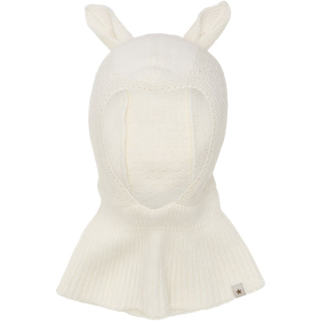 Huttelihut Off-White Balaclava Ears Wool Knit