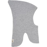 Huttelihut Light Grey Melange Balaclava Wool Knit Windstop