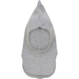 Huttelihut Light Grey Melange Balaclava Wool Knit Windstop