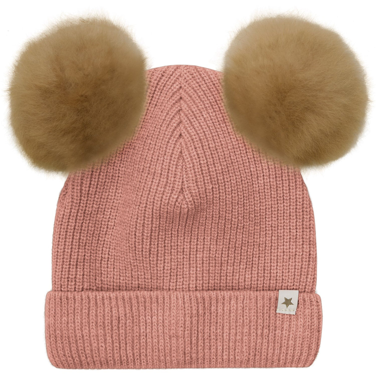 Huttelihut Burlwood Hat Knit Alpaca Pompoms