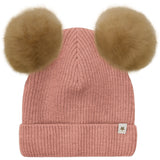 Huttelihut Burlwood Hat Knit Alpaca Pompoms