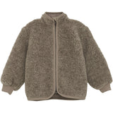 Huttelihut Camel Melange Jacket Wool Teddy W. Lining